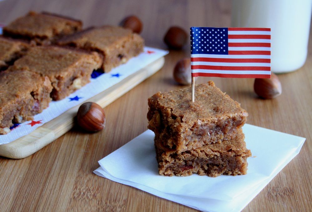 Brownie à la praline et aux noisettes