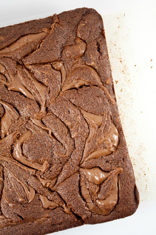 Brownie marbré au Nutella