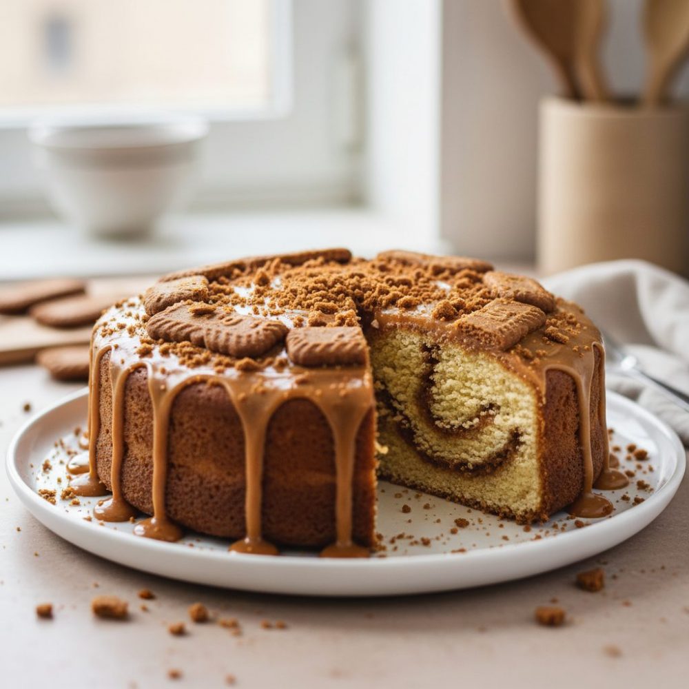 Cake au spéculoos