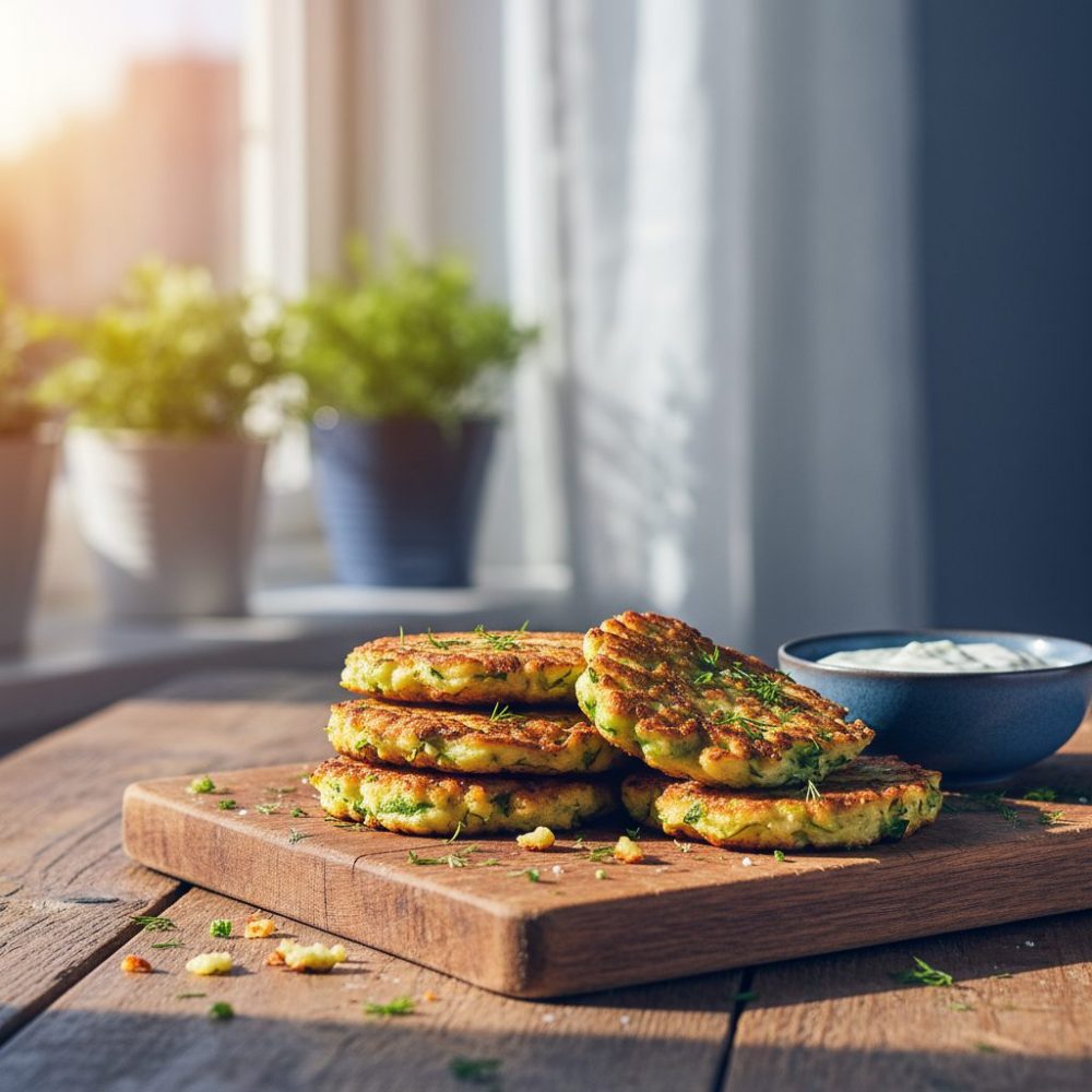 Galettes de courgettes saines