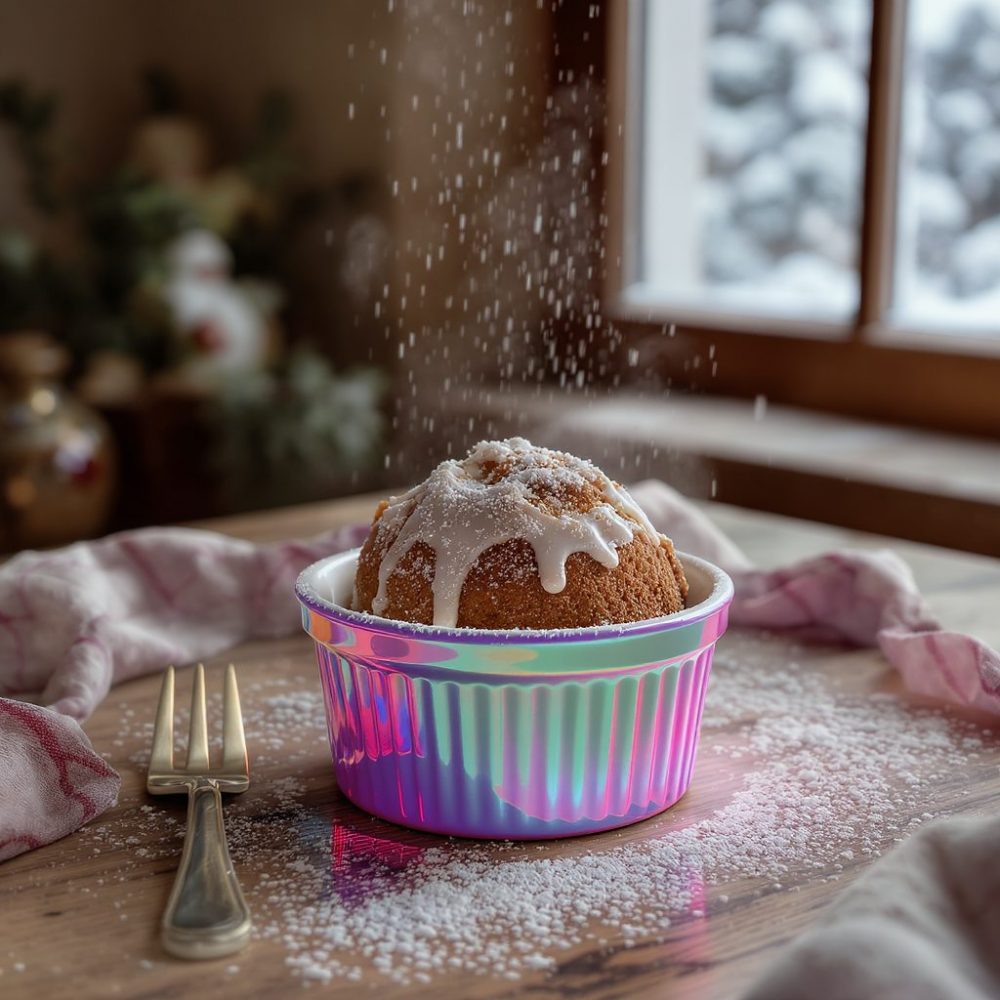 Gâteau de pain d’épices au micro-ondes, hyperprotéiné