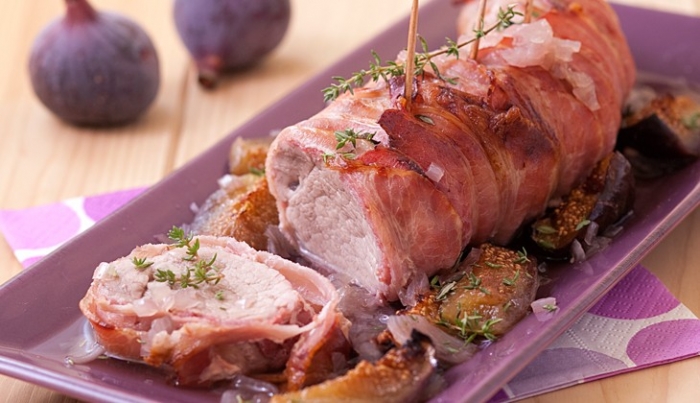 Filet mignon de porc aux figues